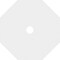 Ekena Millwork Logan Architectural Grade PVC Contemporary Ceiling Medallion, 24"OD x 3"ID x 8 1/4"C x 1"P CMP24LG-03000 - alternate 2